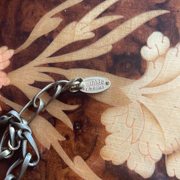 TWINKLE by WEAN mixed material statement necklace - Picture 3 of 4